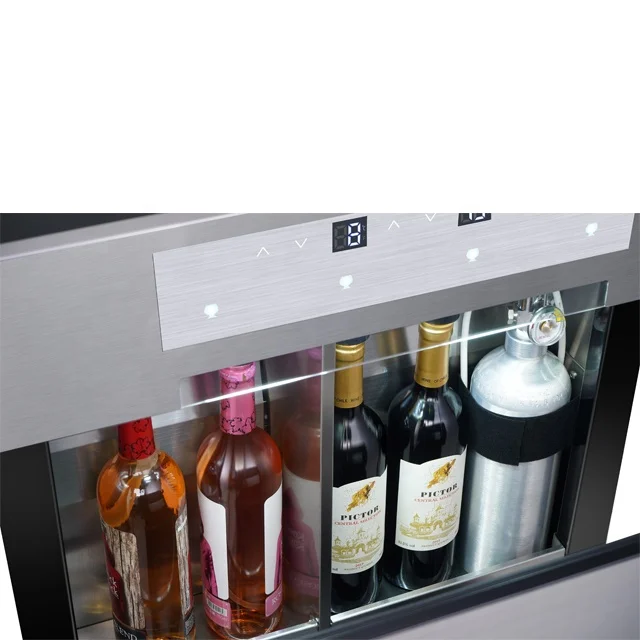 Stainless steel Built in compressor  wine bottle dispenser F-3