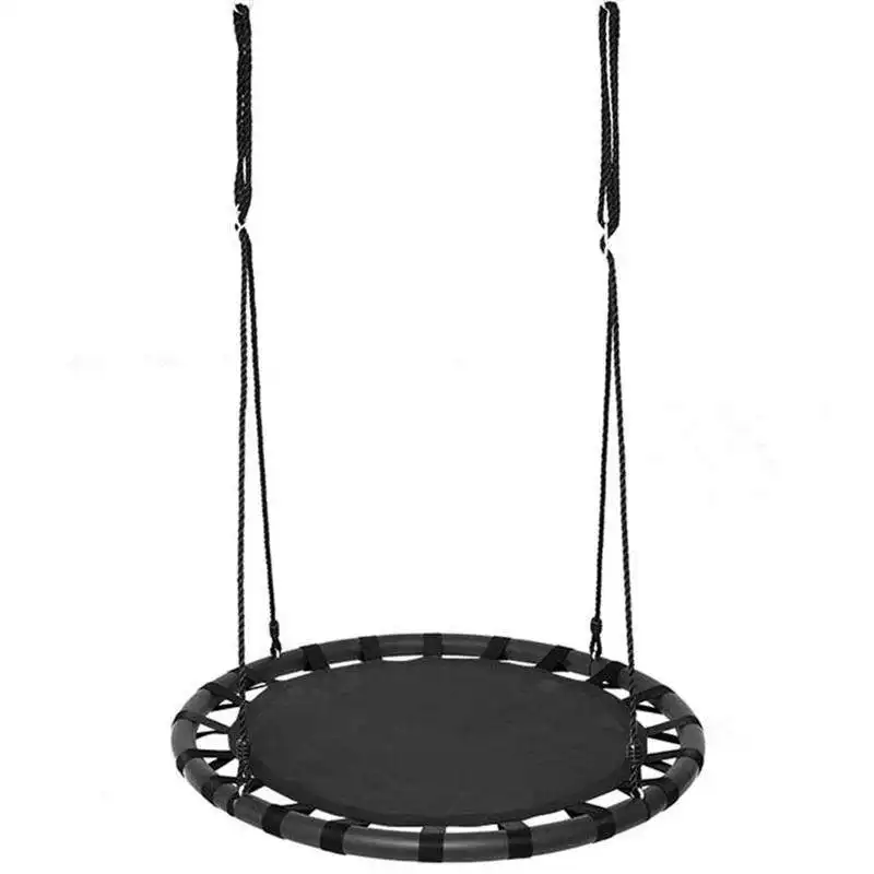 Aolan New Design Outdoor Playground Hanging Round Net Tree Swing Set For Kids