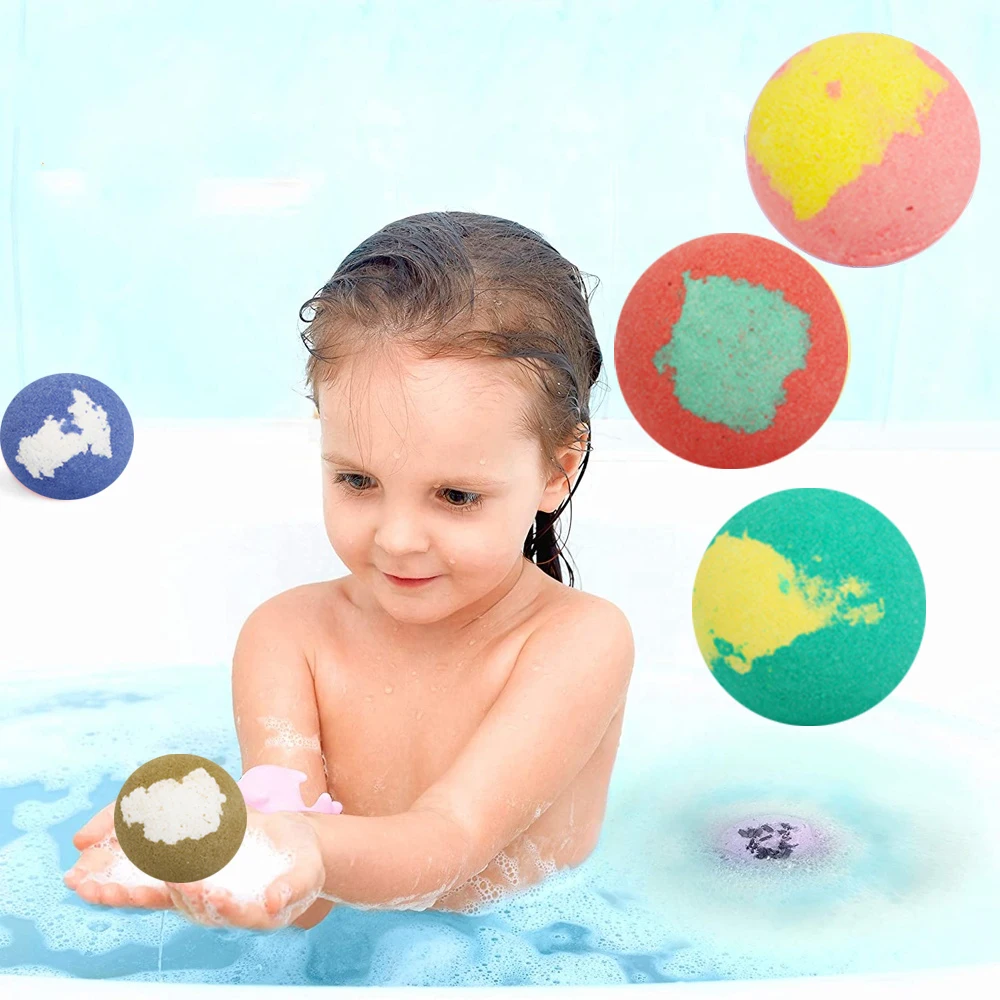 
6 Pack Of Bath Bomb Box With Organic Ingredient 