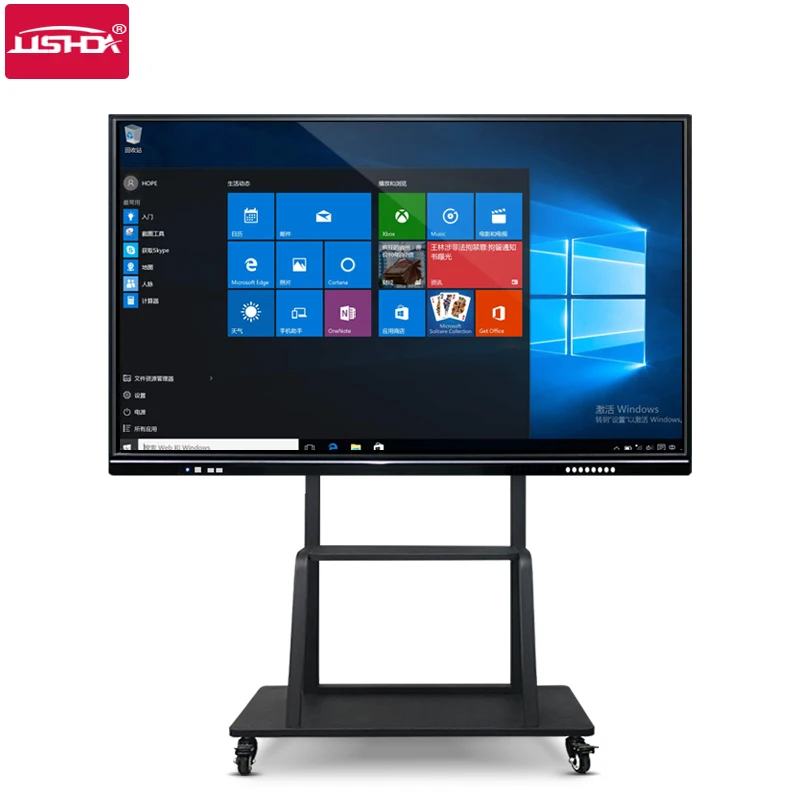 Hot sell interactive whiteboard 2D digital touch whiteboard 10 Dots IR touch digital interactive board for classroom