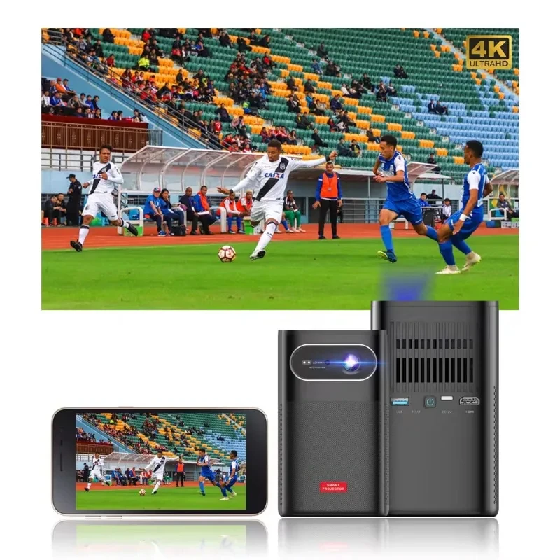 M1GTV версия DLP мини-проектор 4K Full HD 3D автофокусирующий проектор для наружной вечеринки интеллектуальный портативный