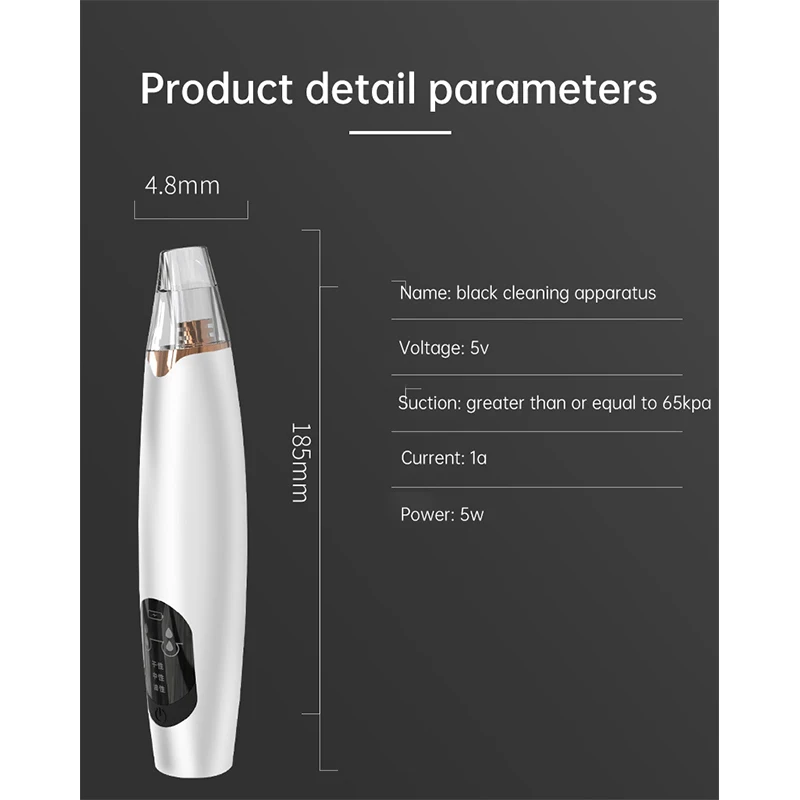 Wholesale Portable Facial Deep Cleansing Blackheads Visualization Electric Small Bubble Beauty Instrument