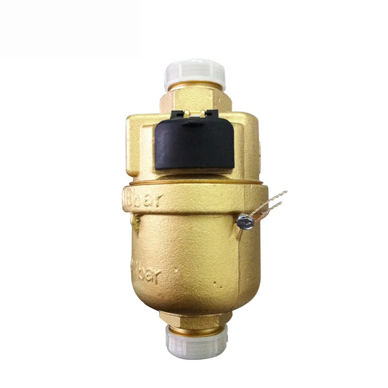 Счетчик питьевой воды малого размера класса c, латунный материал, объемный измеритель объема воды для дома