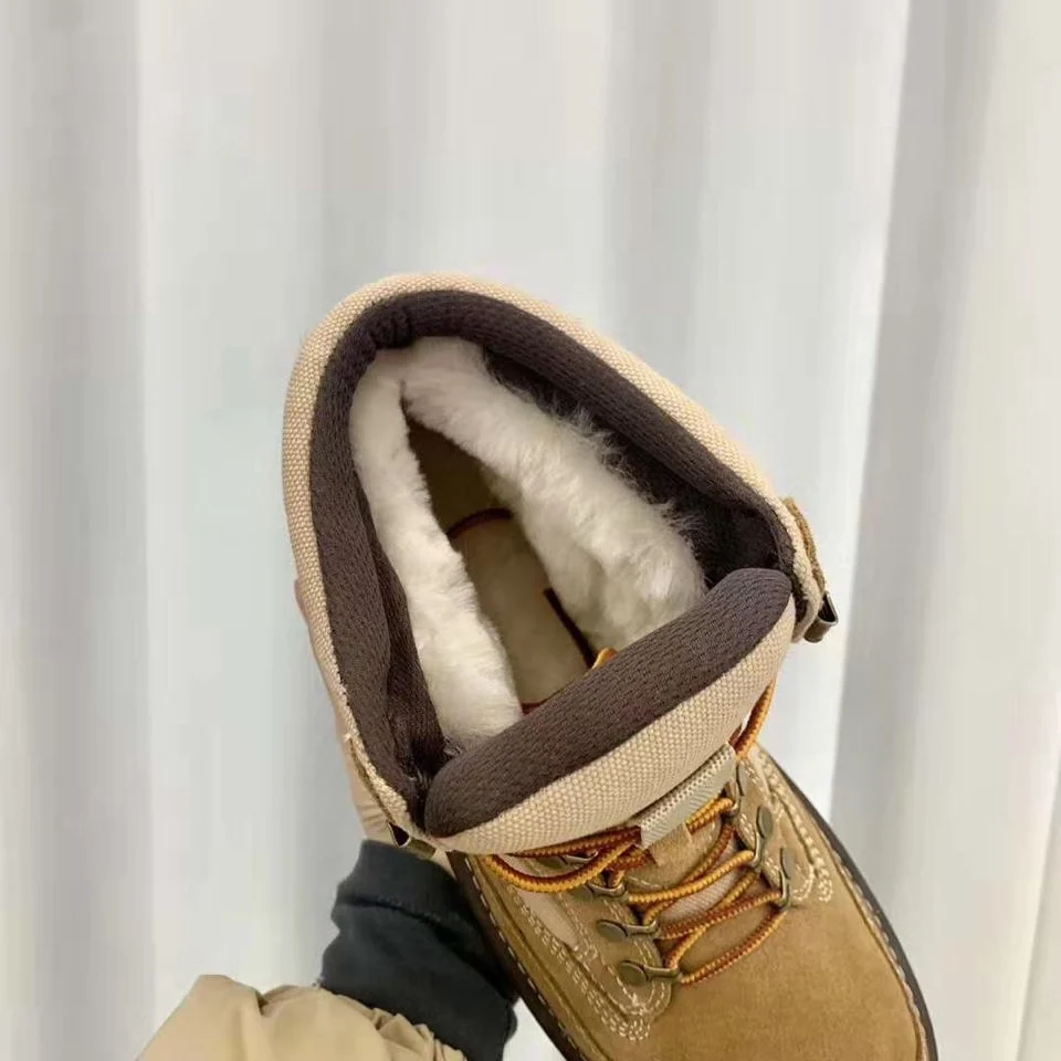 Autumn/winter men warm climbing hiking bicycle sports wear-resistant Fashion Winter Snow Boots designed for men