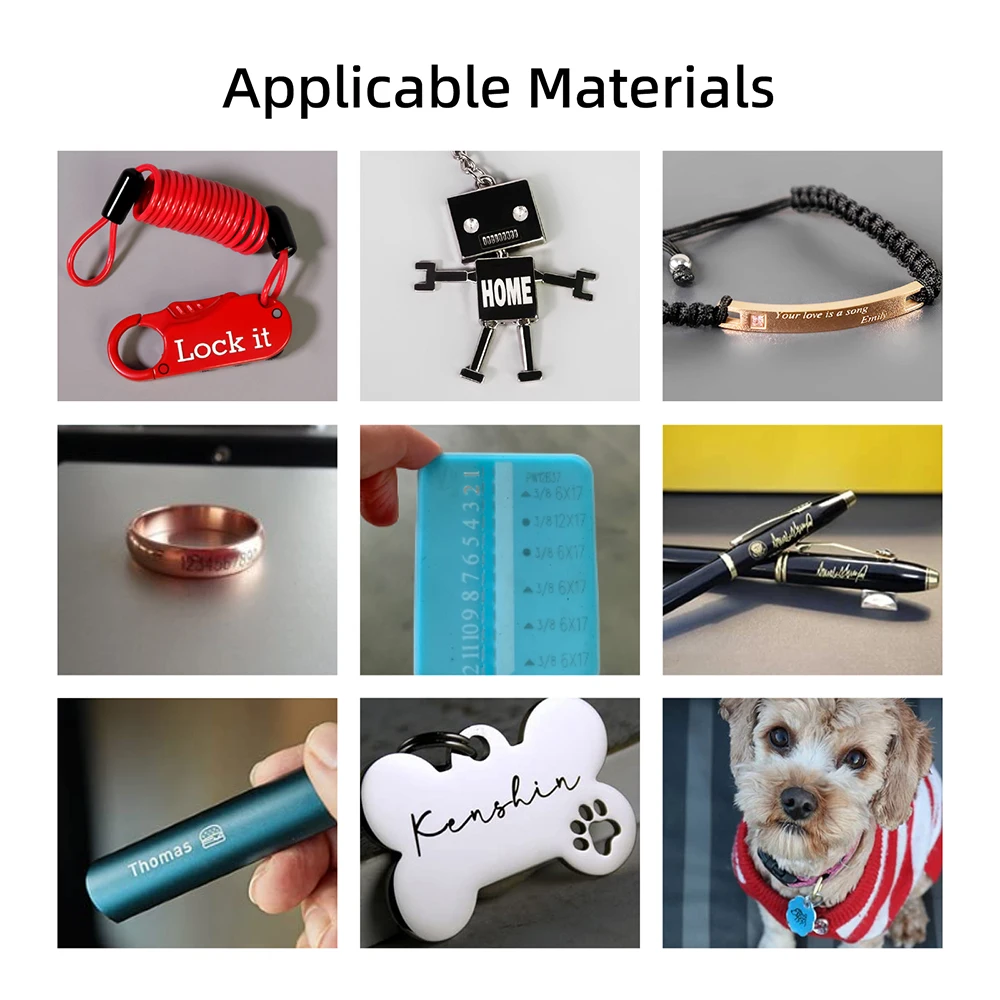 Kindlelaser 30w integrated Fiber Laser Marking Machines Portable Laser engraving Machine High-Precision for metal pen pet tag