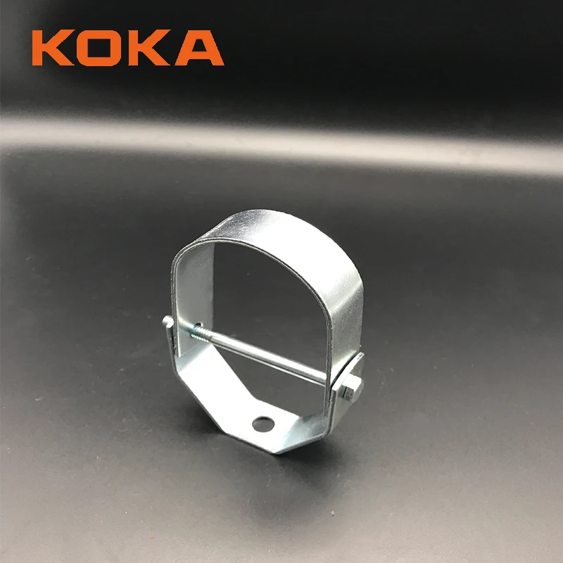 Factory Supply Galvanized Steel Conduit Pipe Clamp Electrical Zinc Heavy Duty Clevis Hanger