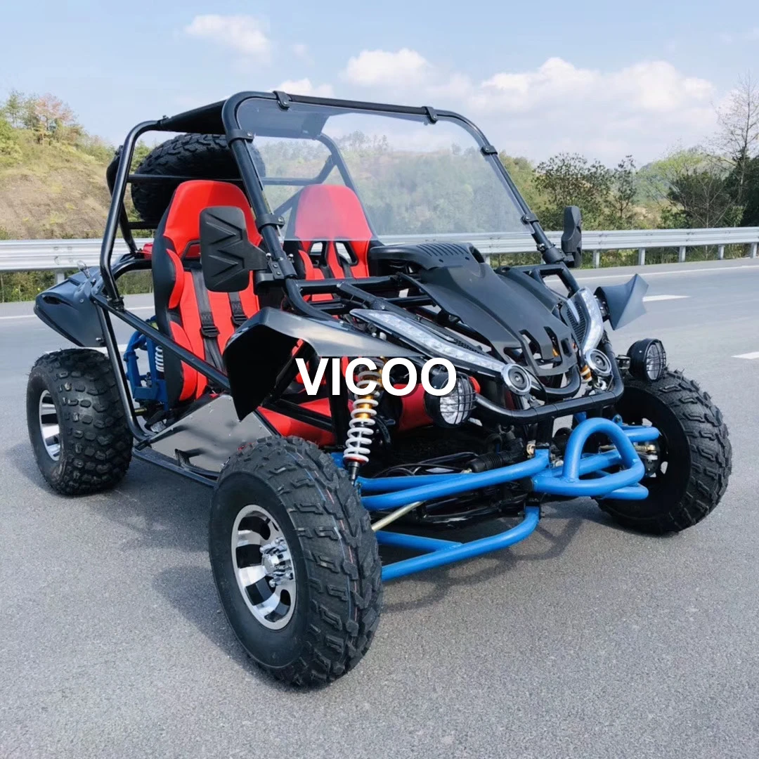 High Quality 150/200cc GY6 Engine Dune Adults Go Kart with Two Seats