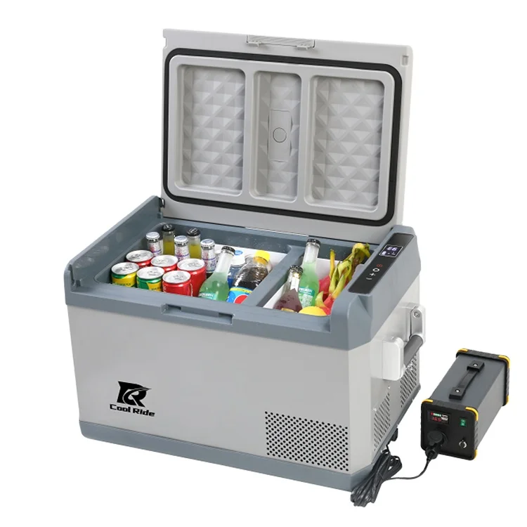 36L car fridge 12V with European compressor portable fridge freezer car refrigerator mini cooler