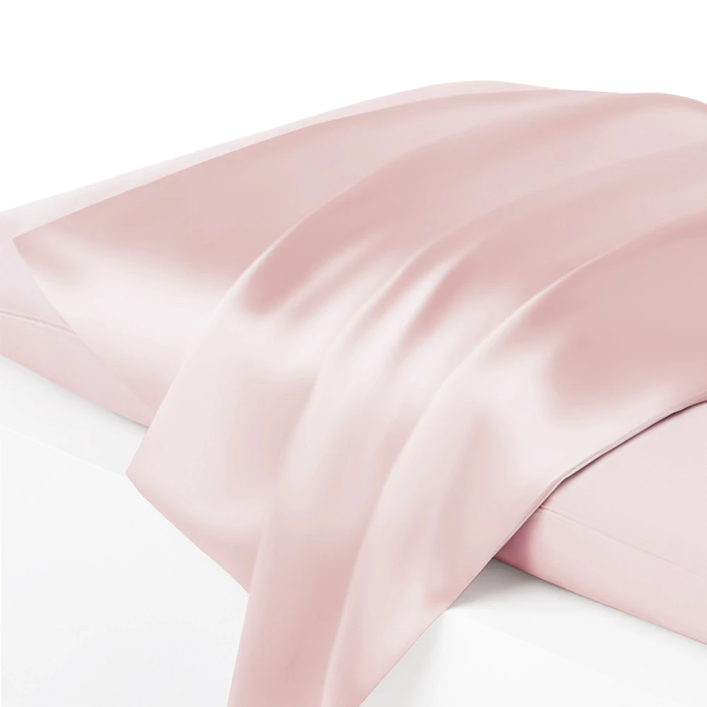 New 2022 Fashion Luxury Stain Pillowcase Set Super Soft Luxury Satin Pillow Cover with Logo