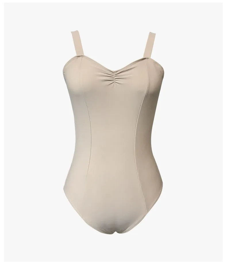 Dttrol New arrival Ballet dance wide straps leotards Women basic dance training leotard 3-colour 	custom design gymnastics