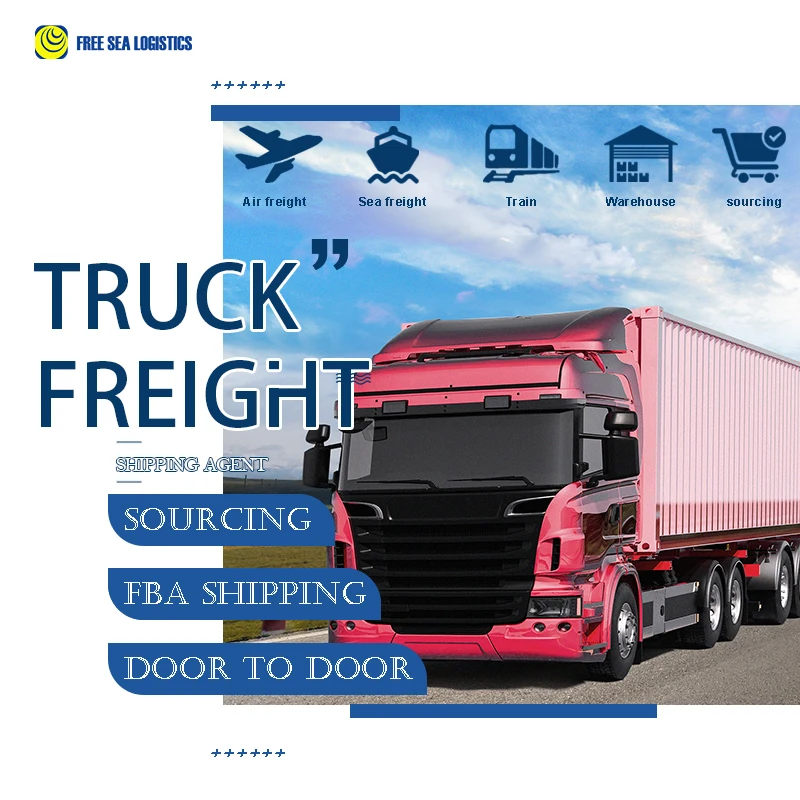 DDP  Door to door truck delivery  freight forwarder from china to USA/Europe/UK/CANADA International logistics