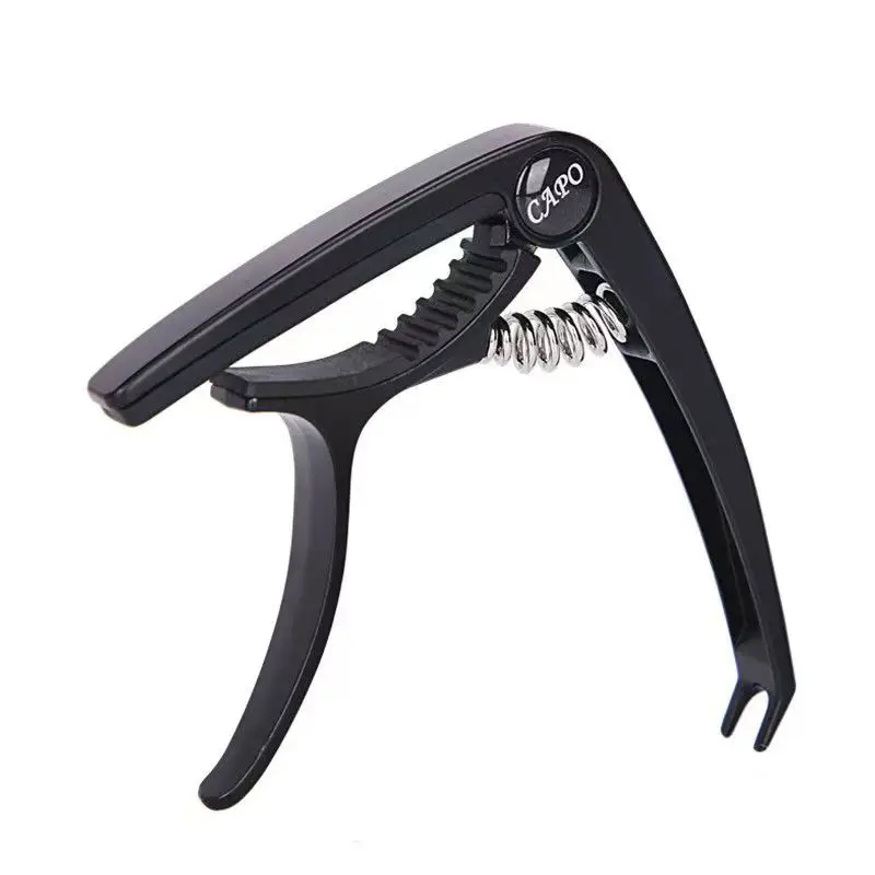Factory custom high quality Black Zinc alloy acoustic and  guitar ukulele capo Guitar Accessories