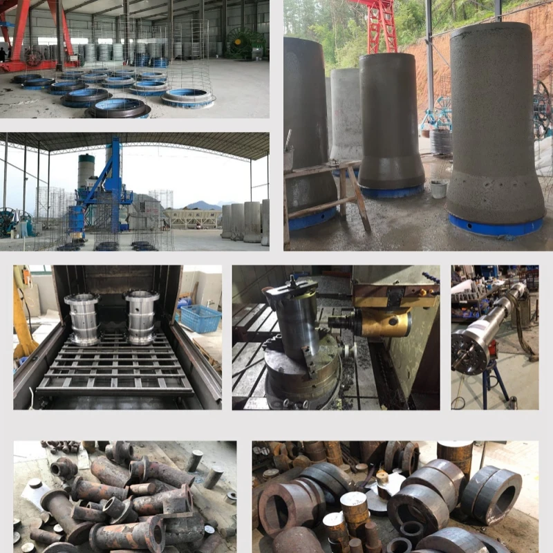 Reinforced Concrete Pipe Casting Machine for Making Concrete Pipes