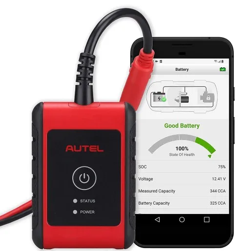 Autel MaxiBAS BT506 инструмент для анализа аккумуляторов и электрических систем работает с MK808BT/ MK808BT PRO/ MX808TS/ MK808TS