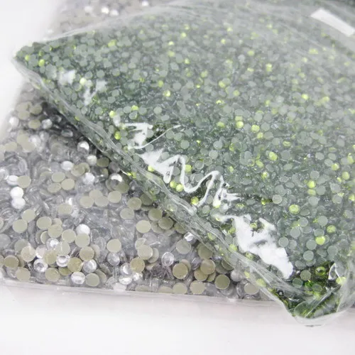 
Big Package Multi Size Colorful Glass DMC Hot Fix Rhinestones for Rhinestone Sandals Decoration 