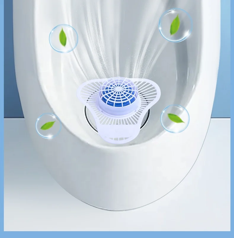Hexagon 3D Urinal Screens Fragrance New design Deodorizer Custom Brand Logo Air Freshener Toilet Urinal Screen Mats For Bathroom