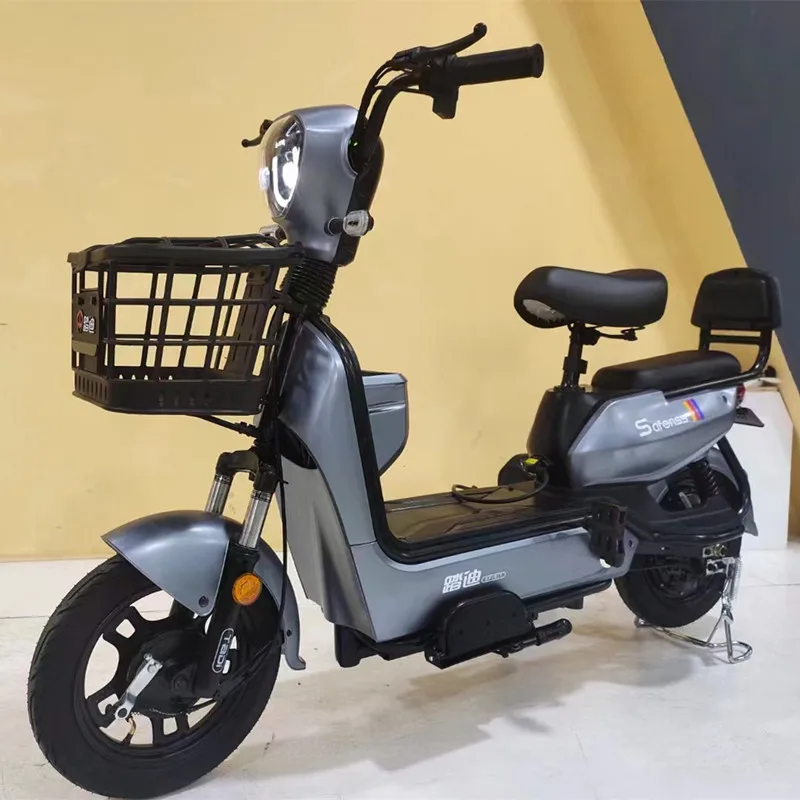 Cheap Adult Electric Bike 48V Electric Scooter Moped with Pedals