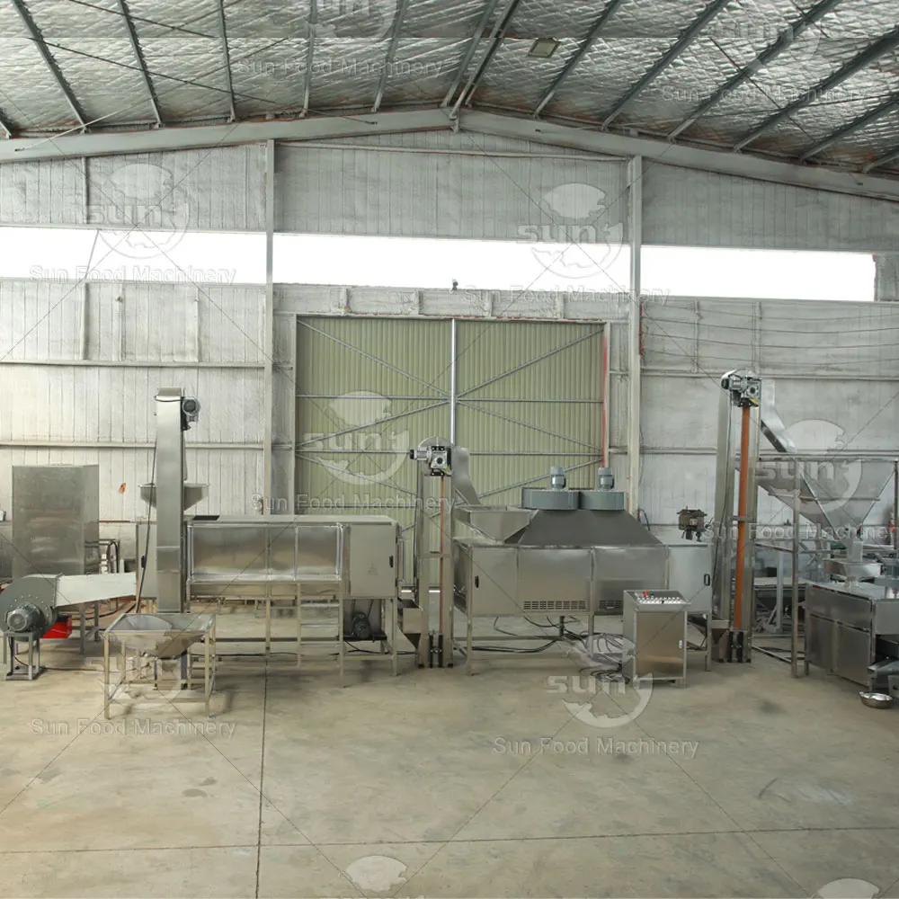 High quality fully automatic peanut butter production line groundnut butter tahini making machine colloid mill for nut butter