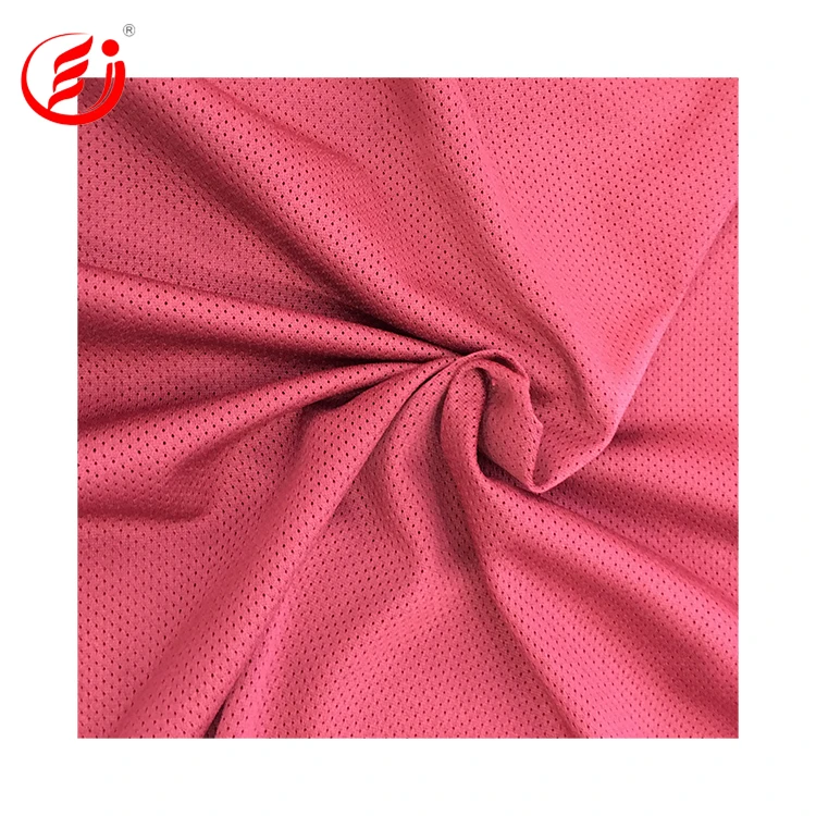 Hot sale honeycomb mesh sport fabric breathable polyester knitted fabric sandpex