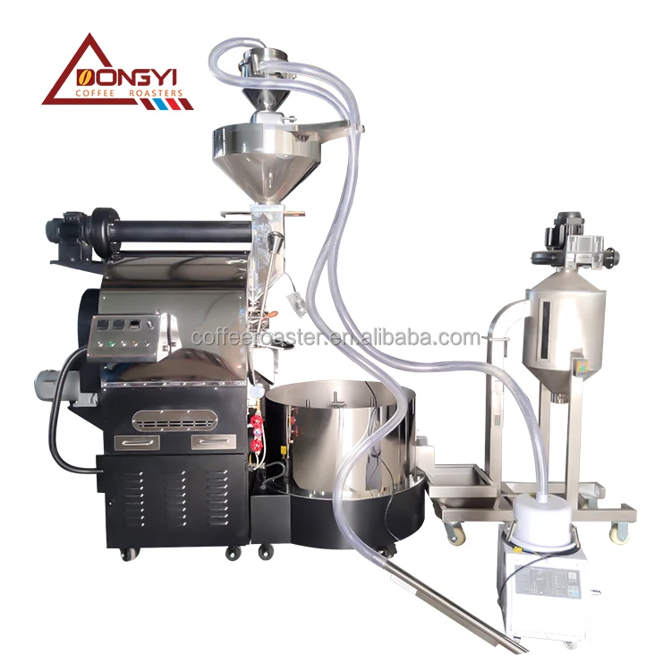 Commercial 12kg 15kg Cast Iron Drum Coffee Roaster Machine Electric Power Source Gas Option Best Price