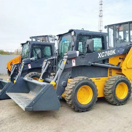 Civil Construction Machinery Skid Steer Loader XC760K Mini Loader from China Top Brand Factory for Russia