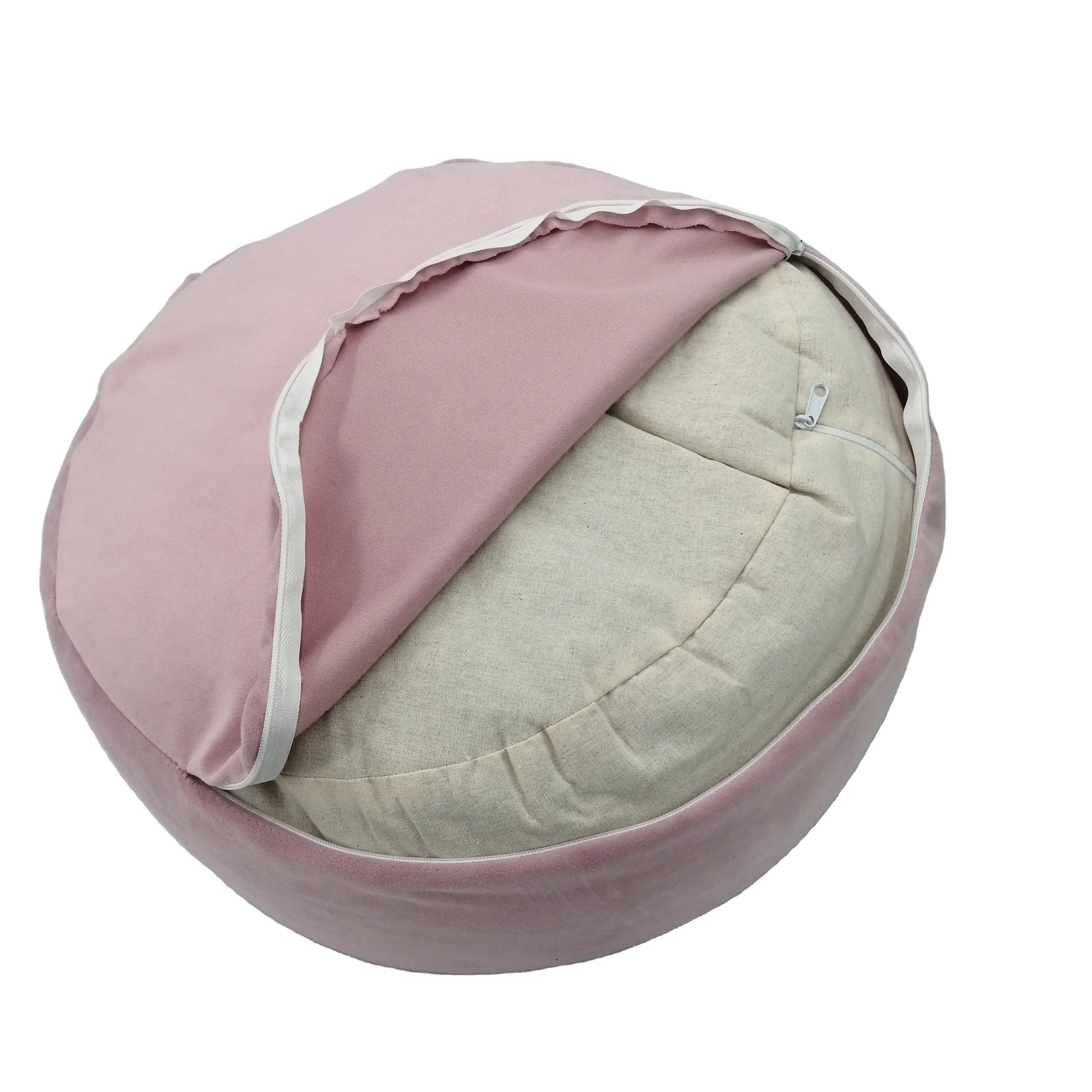 Meditation Pillow Round Floor Cushion Meditation Cushion Zafu Seat Cushion Zabuton Set