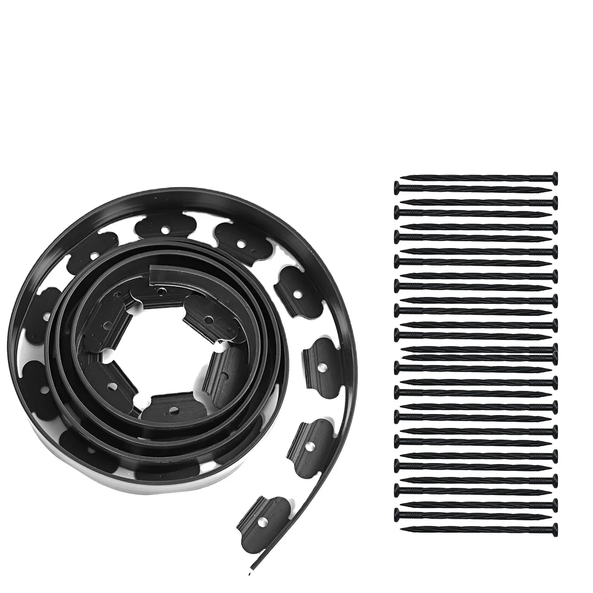 10 м, многоцелевой комплект для проектов на бортик газона и ландшафтный бордюр черного цвета