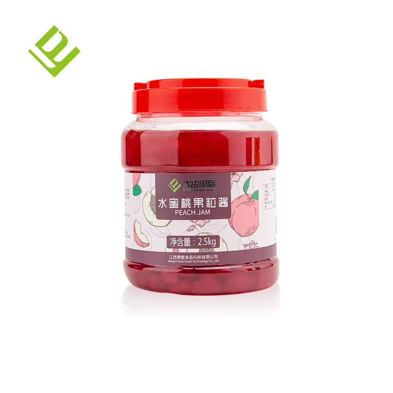 HOT SELL Honney Peach puree fruit jam oncentrated fresh fruit Peach fruit jam