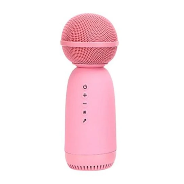 
Macaron Color Matching 2 In 1 Portable Hand Speaker Wireless Karaoke Microphone For Iphone Android Ipad Pc 