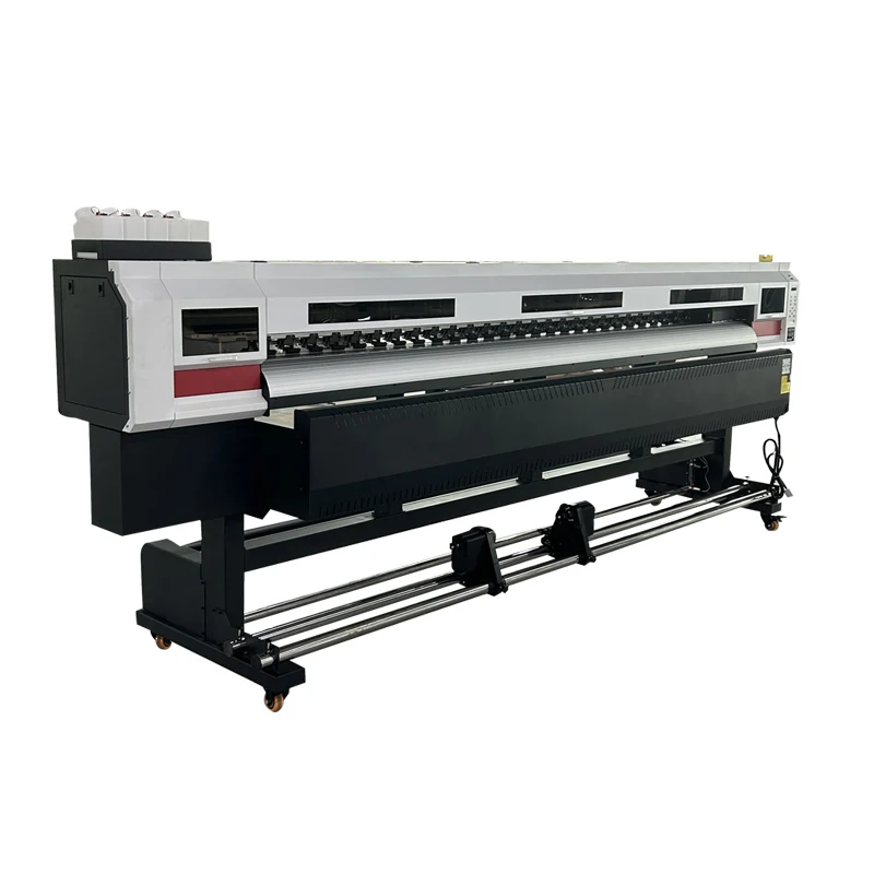 3.2m Dual Head Large Format Outdoor Inkjet Printer i3200 for Outdoor Printing eco solvent printer 10ft