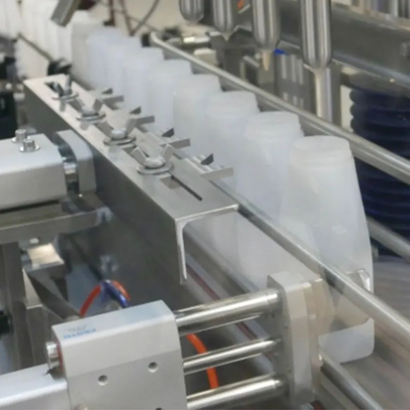 Automatic 6 Heads Cosmetic Production Line Liquid Body Wash Filler Detergent Shampoo Bottle Filling Capping And Labeling Machine