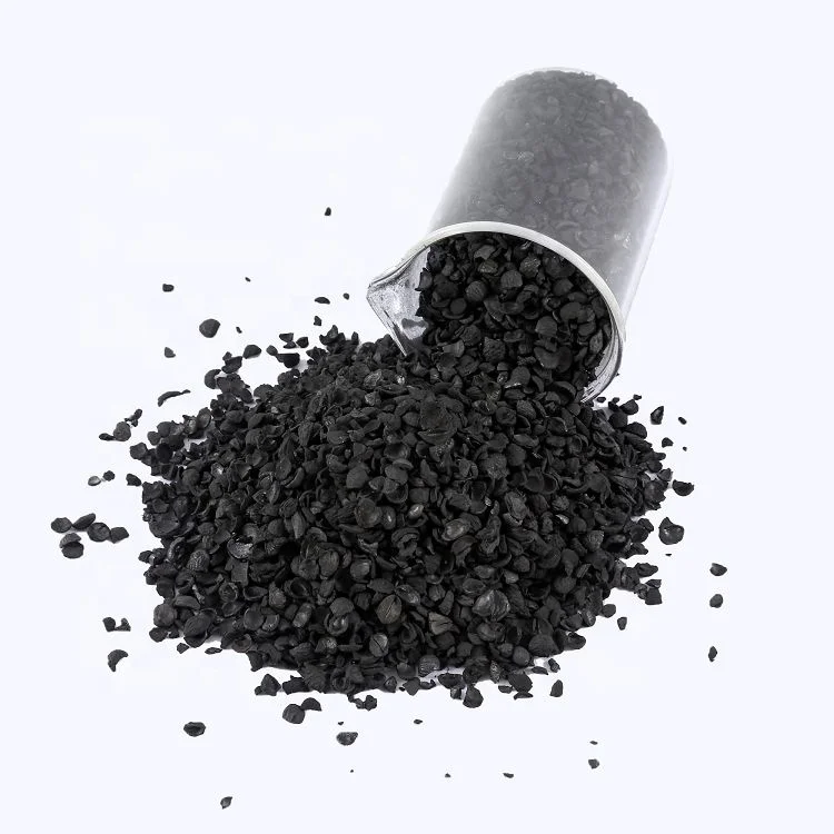 China Manufacturers Drinking Water Treatment 99.9%min Black particles Granular Nutshell activated carbon