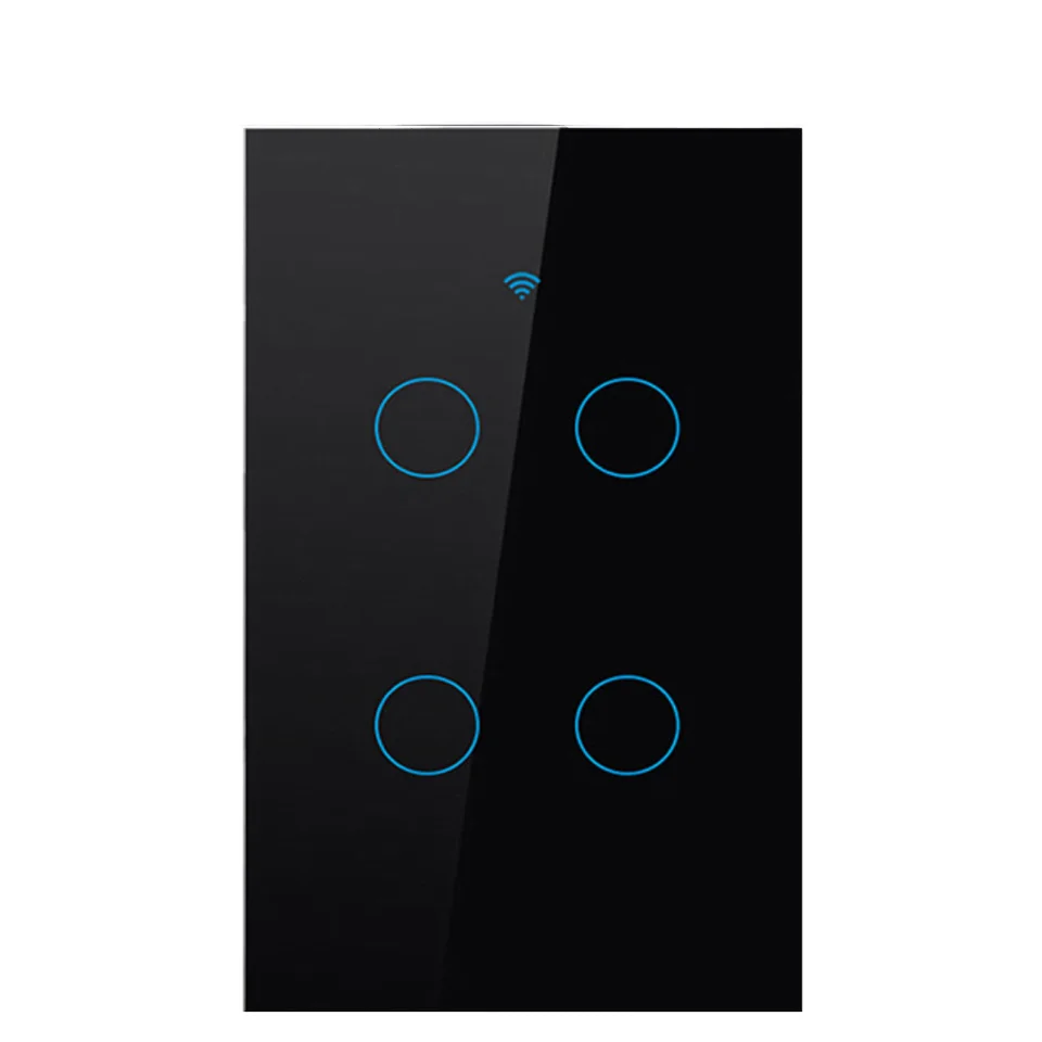 120 US Smart WiFi Light Switch Alexa Voice Control Intelligent Switch for Home Use Controls Lighting Anywhere