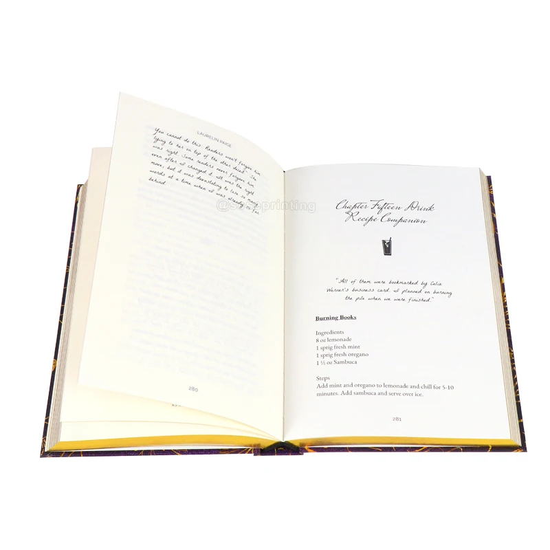 Create OEM Self Publishing Book Custom Book Novel Printing Special Edition Hardcover Book Printing Service