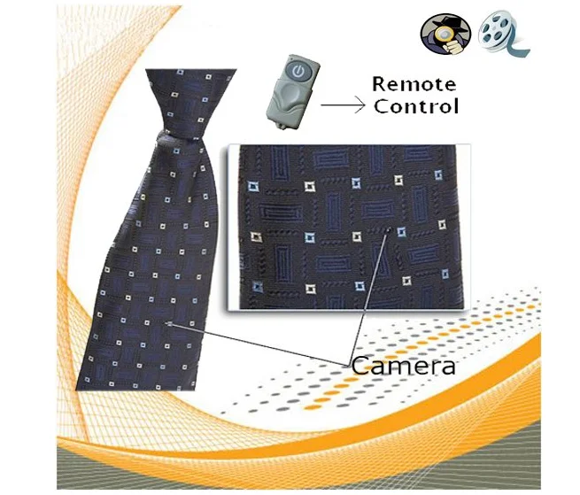
Neckties 1080p Hidden 16GB spy tie Camera Mini Camcorder audio video recorder mini hidden camera with remote control DVR 