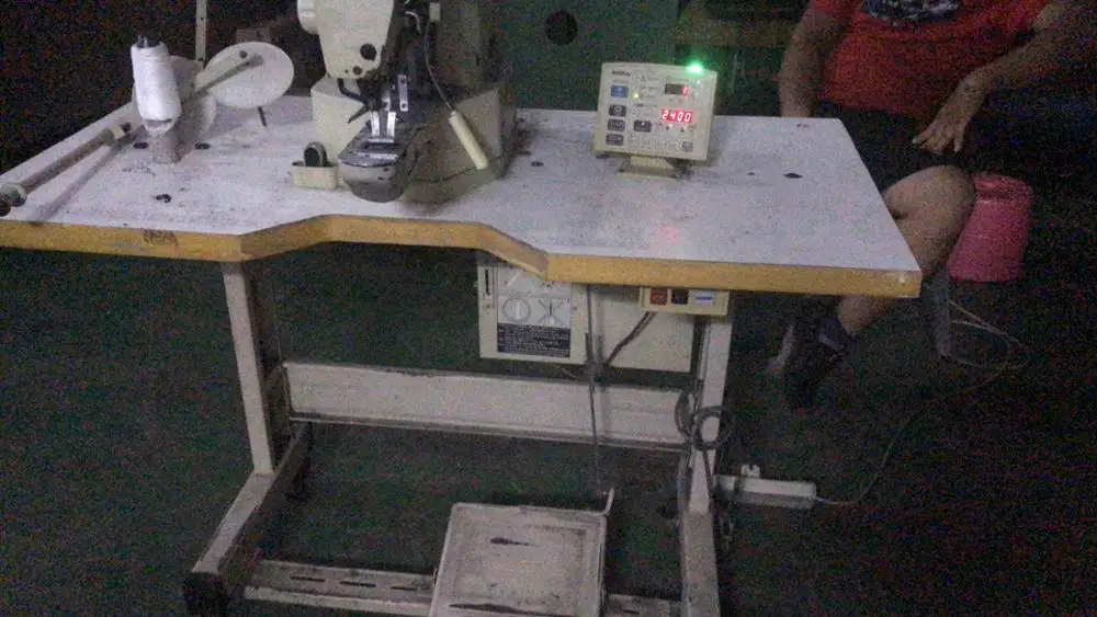 Used 70% New Brother 430D computerized lockstitch bar tacking industrial sewing machine in good condition