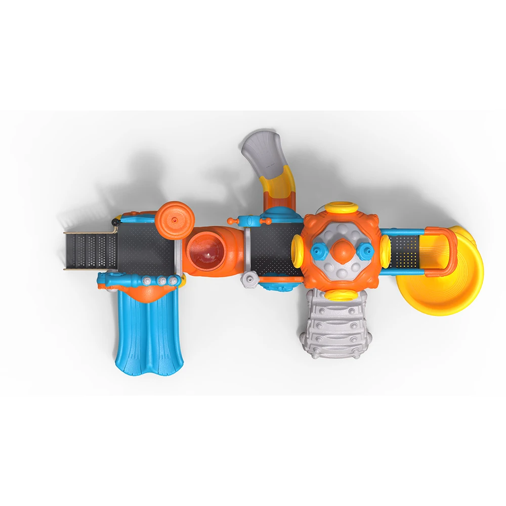 New design cheap outdoor playground fun child  plastic  slide