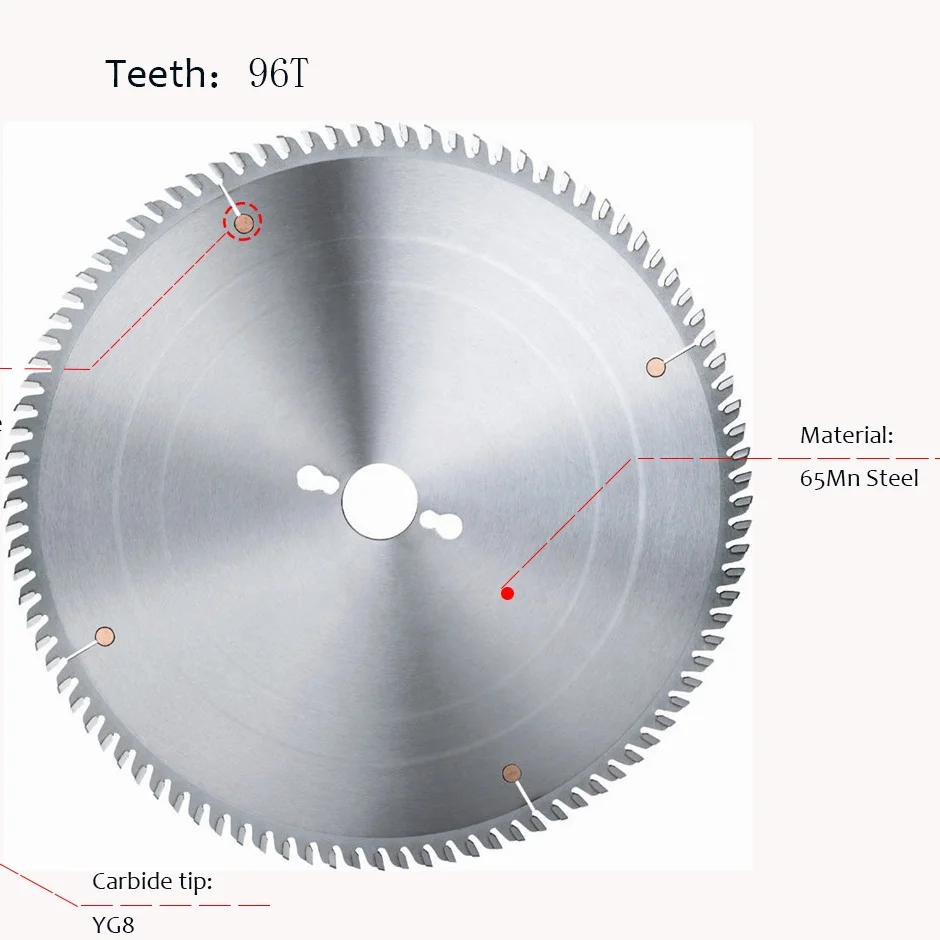 Super Thin 9 inch 60T tct Circular Saw Blade Sharpening Cutting Wood