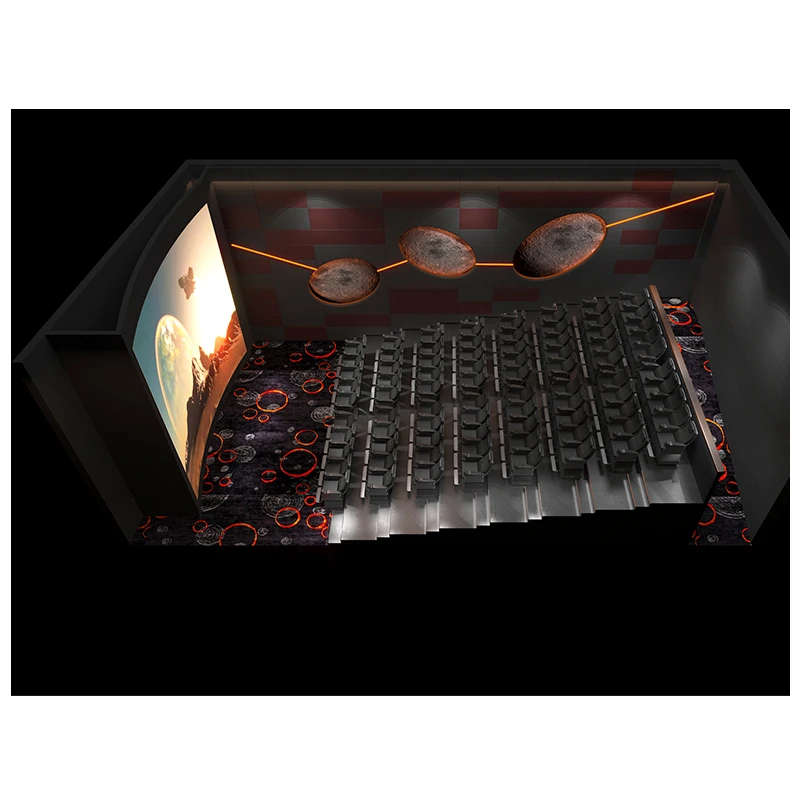 VR Theme Park 3D 5D 7D 9D 12D Cinema Virtual Reality Motion Chair Vr/ar/mr Equipment 6D Flying Roller Coaster Simulator