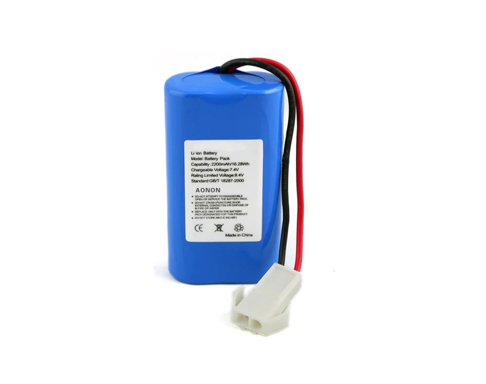 IEC62133 CB certified 18650 2S1P battery pack 7.4V 2600mAh with CE/RoHS/MSDS/UN38.3 certificates