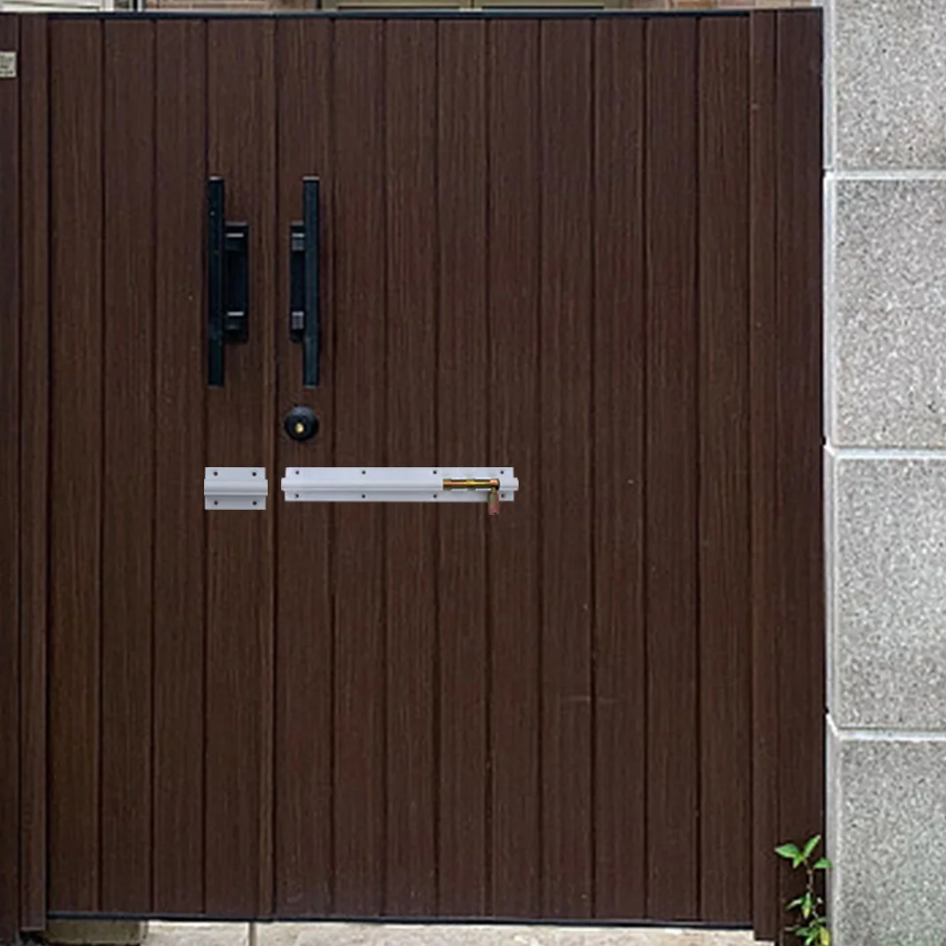 ULW Stainless Steel Slide Door Safety Bolt Modern Plastic Lock for Hotel Fire Security Guard Guarded by ULW Bolt Latch