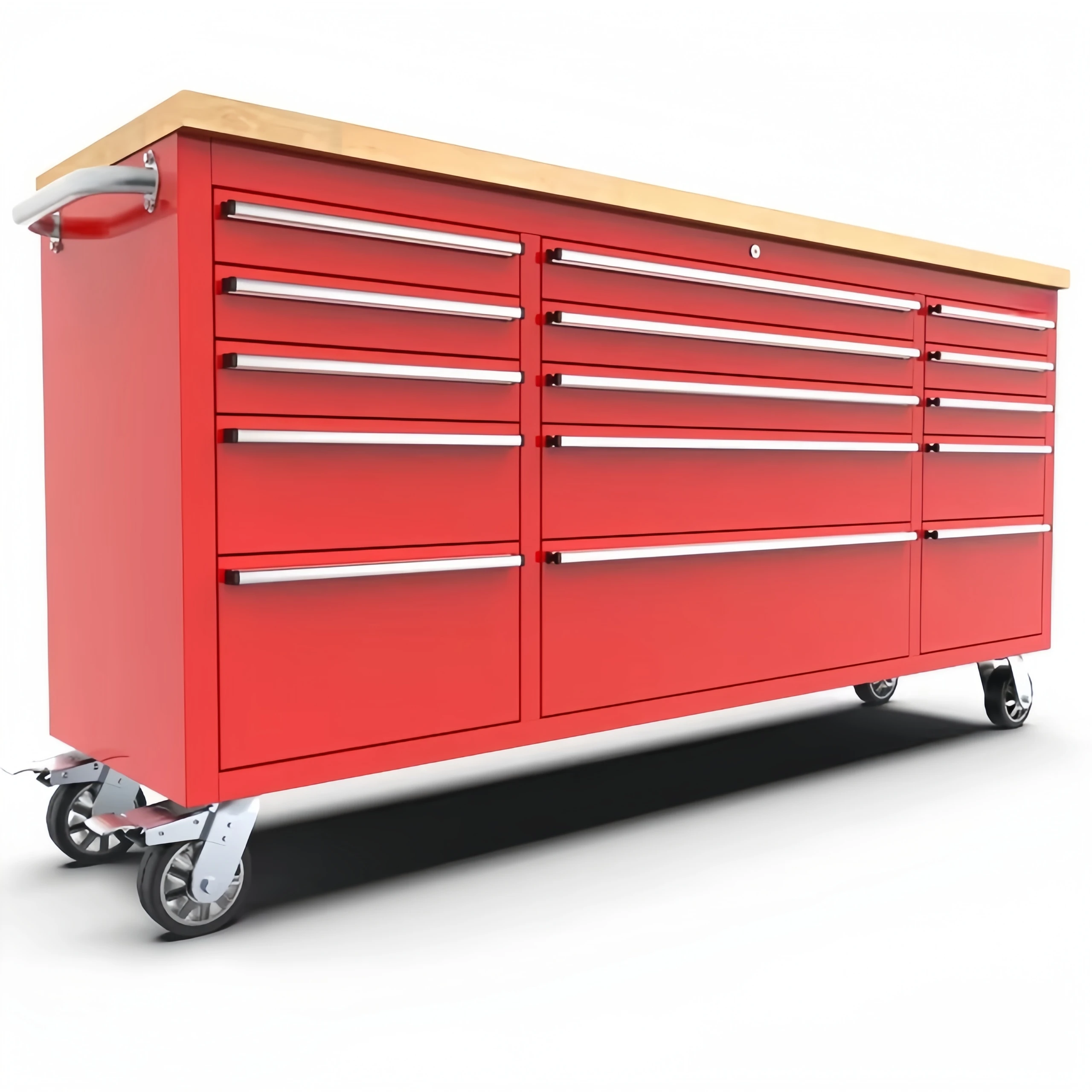 All-one Tech OEM ODM Customized 72-Inch 15-Drawer Stainless Steel Tool Cabinet Heavy Duty for Workshop Store Tools