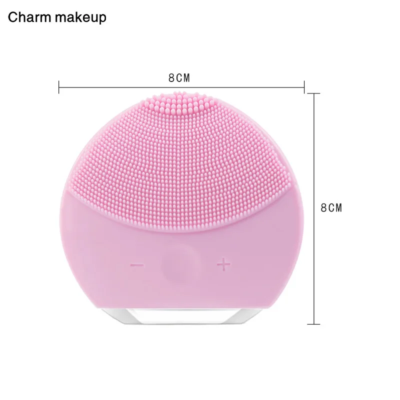 
Popular vibration facial cleaner brush USB rechargeable facial cleaning machine 