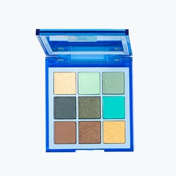 New luxury cosmetics  Hot Sale High Pigment  Glitter Private label 9 colours eyeshadow palette
