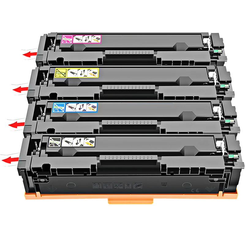 Amida Toner Cartridge CF540A CF541A CF542A CF543A Compatible Toner Cartridge for HP Color LaserJet Pro M254, MFP M280, FP M281