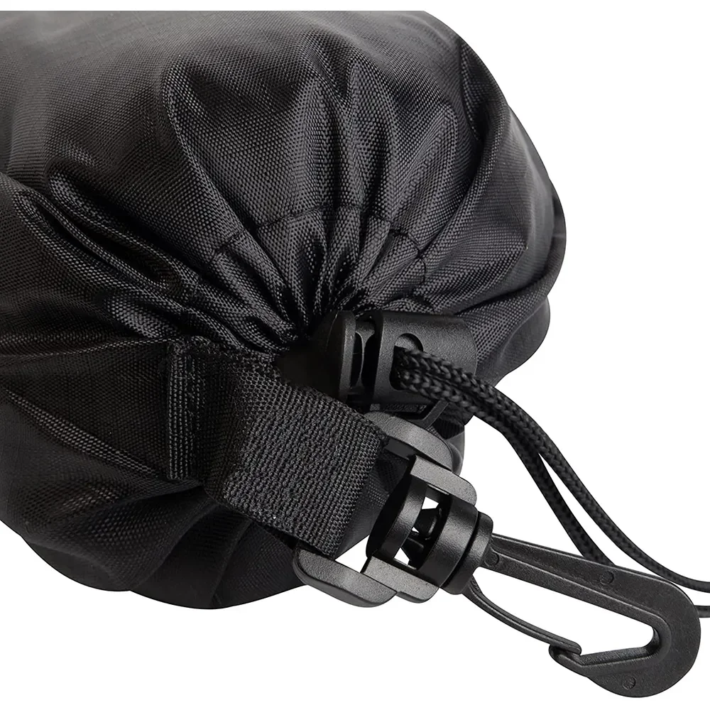 Custom Sports Equipment Bag Balls Laundry Multipurpose Drawstring Sack with Carabiner Clip outdoor travel folding string bag