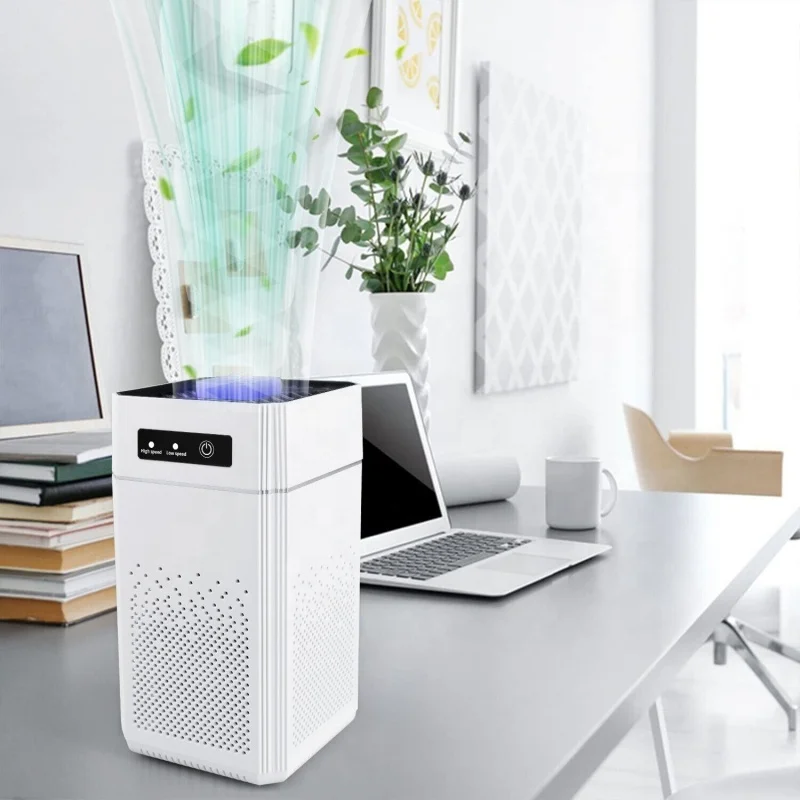 Aromatherapy Function Home Air Purifiers HEPA Air Quality Sensors Remove Smoke Pet Smell Mini Air Purifier