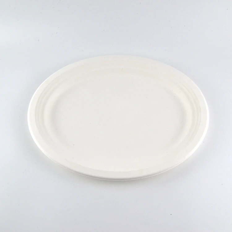 6 7 8 9 10 Inch Heavy-duty Malaysia Paper Plate Biodegradable Eco-friendly Compostable Paper Plate Raw Material For Buffet
