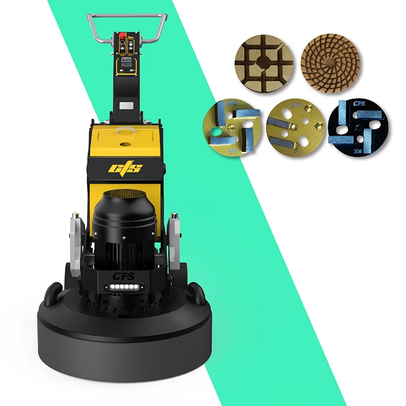 CFS 856 concrete grinder Planetary concrete floor grinding machine Diamond concrete polisher Ride On concrete grinder