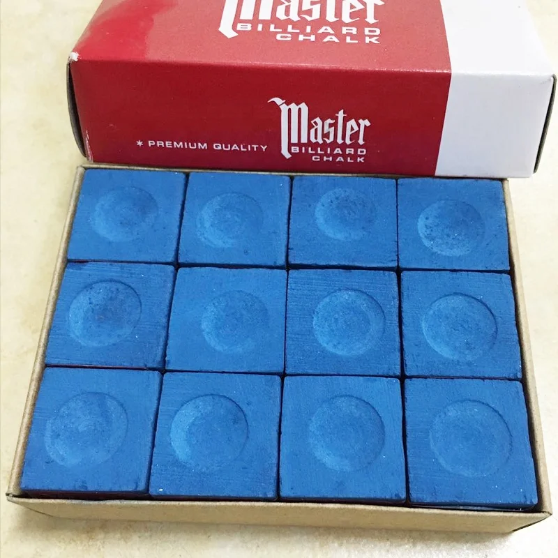 2022 High Quality 12/144 cubes billiards pool/snooker cue chalks for sale